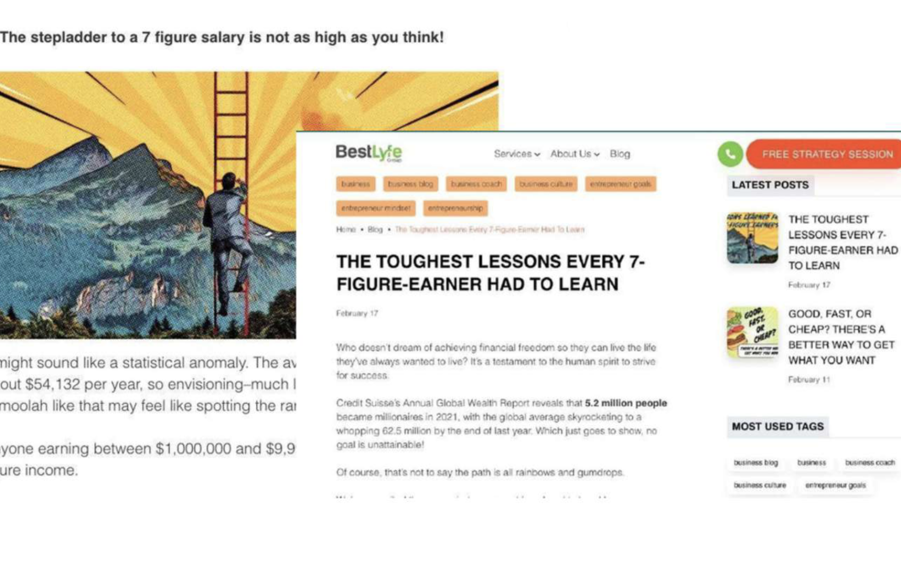 Blog articles